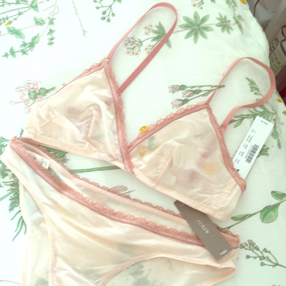 J. Crew Bralette and Panty Set - NEW w/ Tags